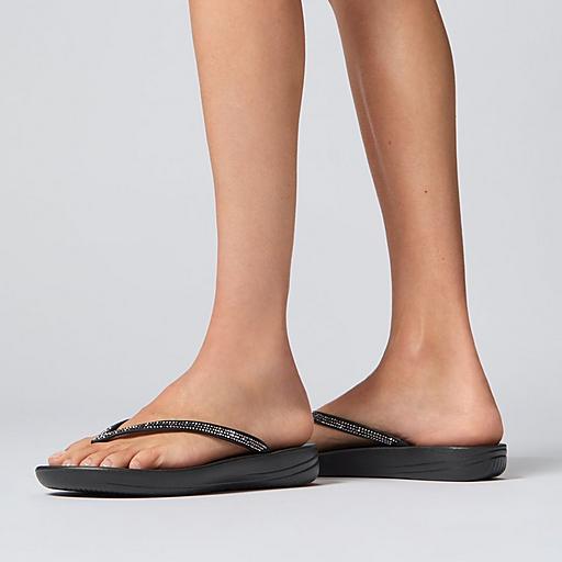 Women's IQUSHION Sparkle Flip Flops | FitFlop CA