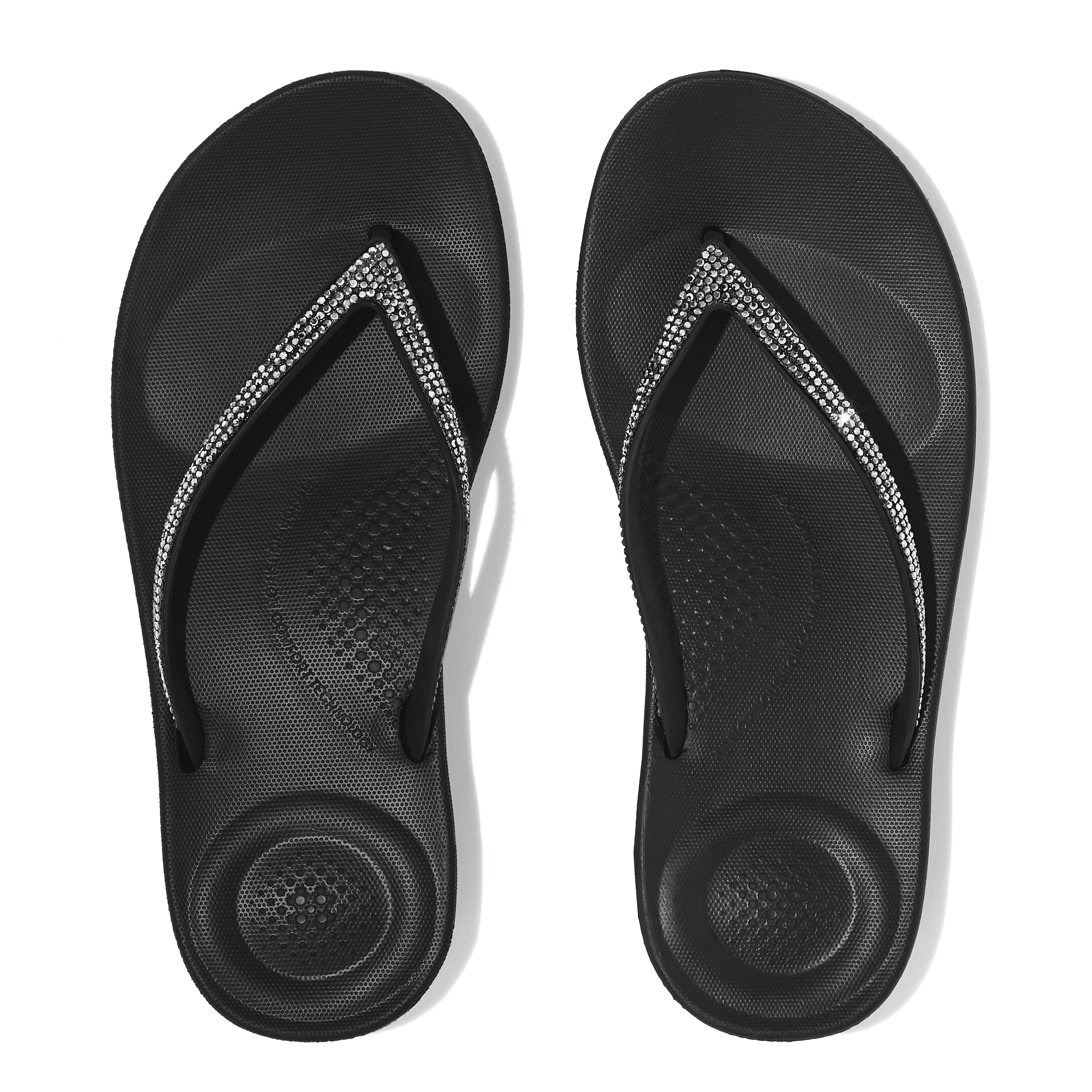 shimmer flip flops