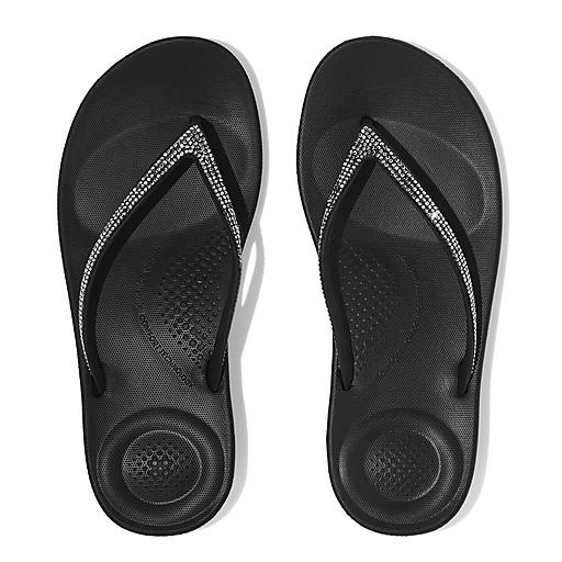 Fitflop IQUSHION Comfort Womens Rubber Flip Flop Sandals Size Uk 3 - 8