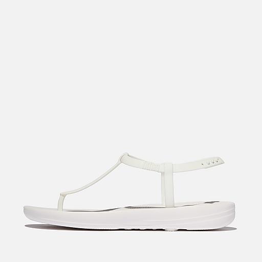 ◆Fitflop◆ [I-CUSHION] White Women's Flip Flops iqushion Sparkle - The Ultimate Foot Store