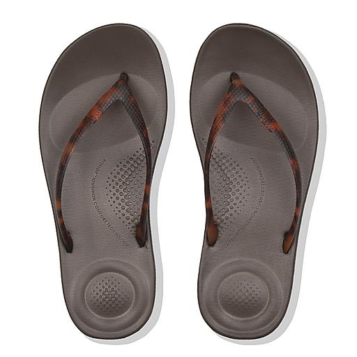 FitFlop iQushion Tortoiseshell Flip Flops