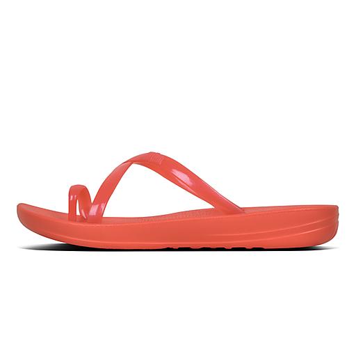 Women s IQUSHION Rubber Flip Flop Slides FitFlop EU