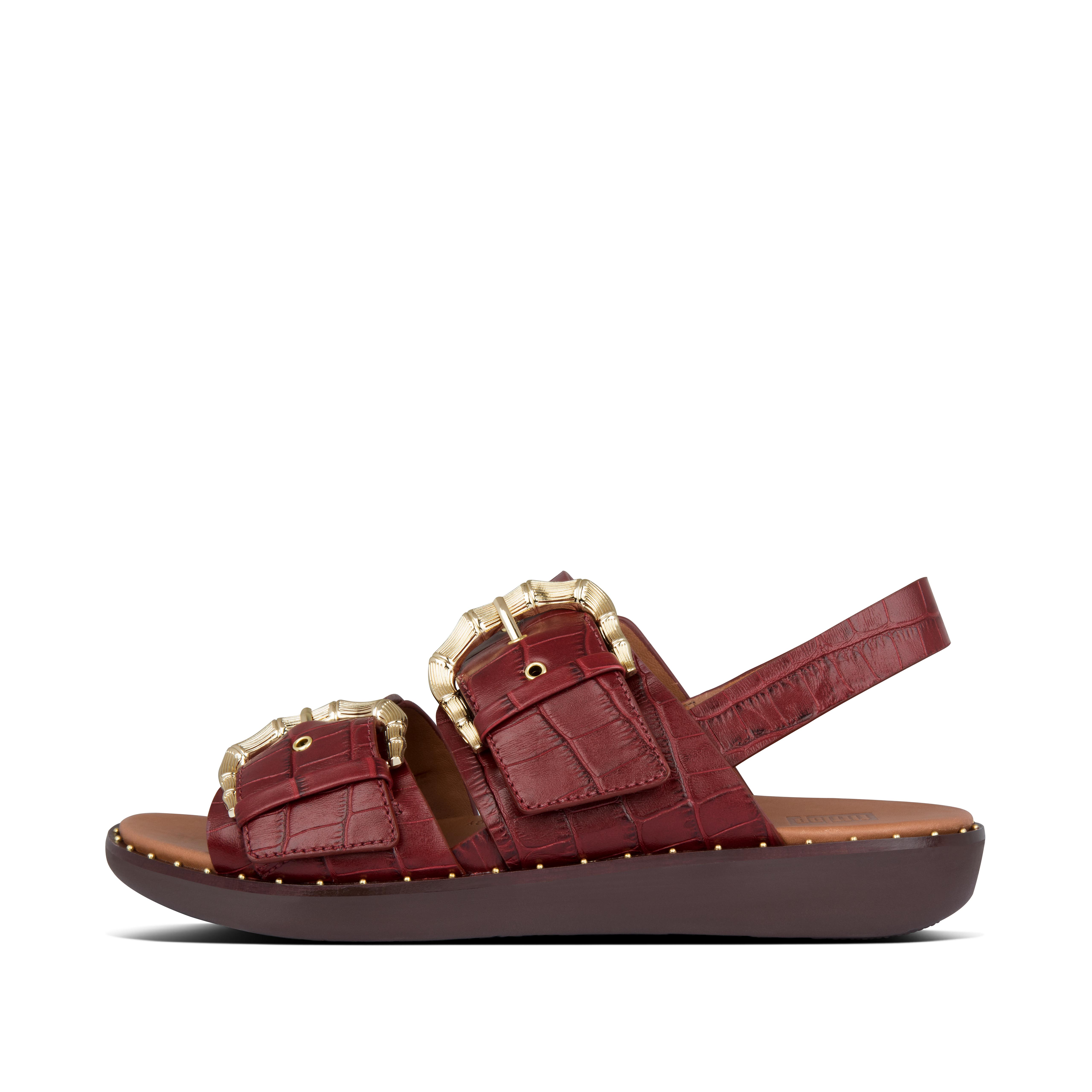 leather strap sandals womens