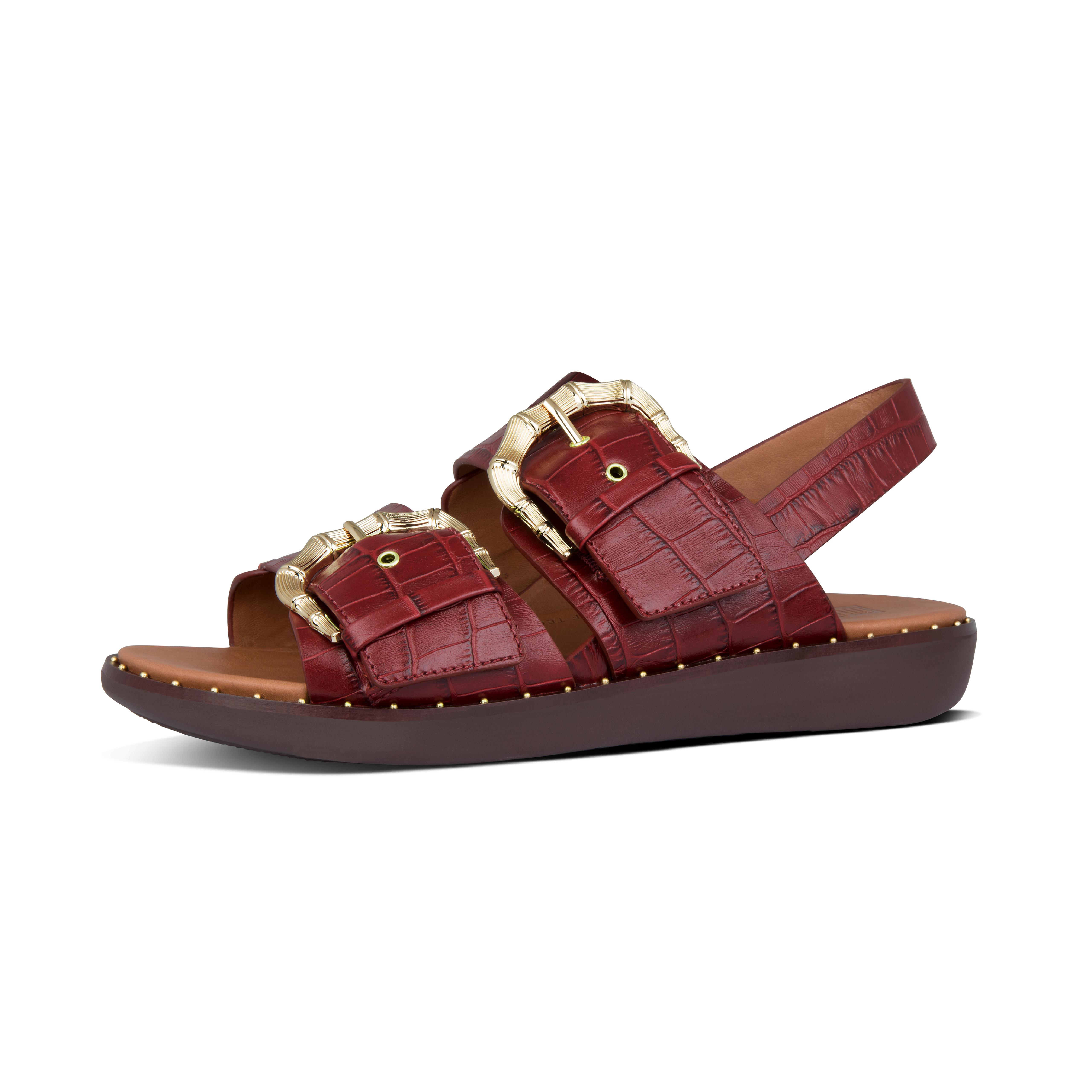 comfortable sandals with backstrap