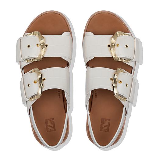 Women s Kaia Leather Back Strap Sandals FitFlop EU