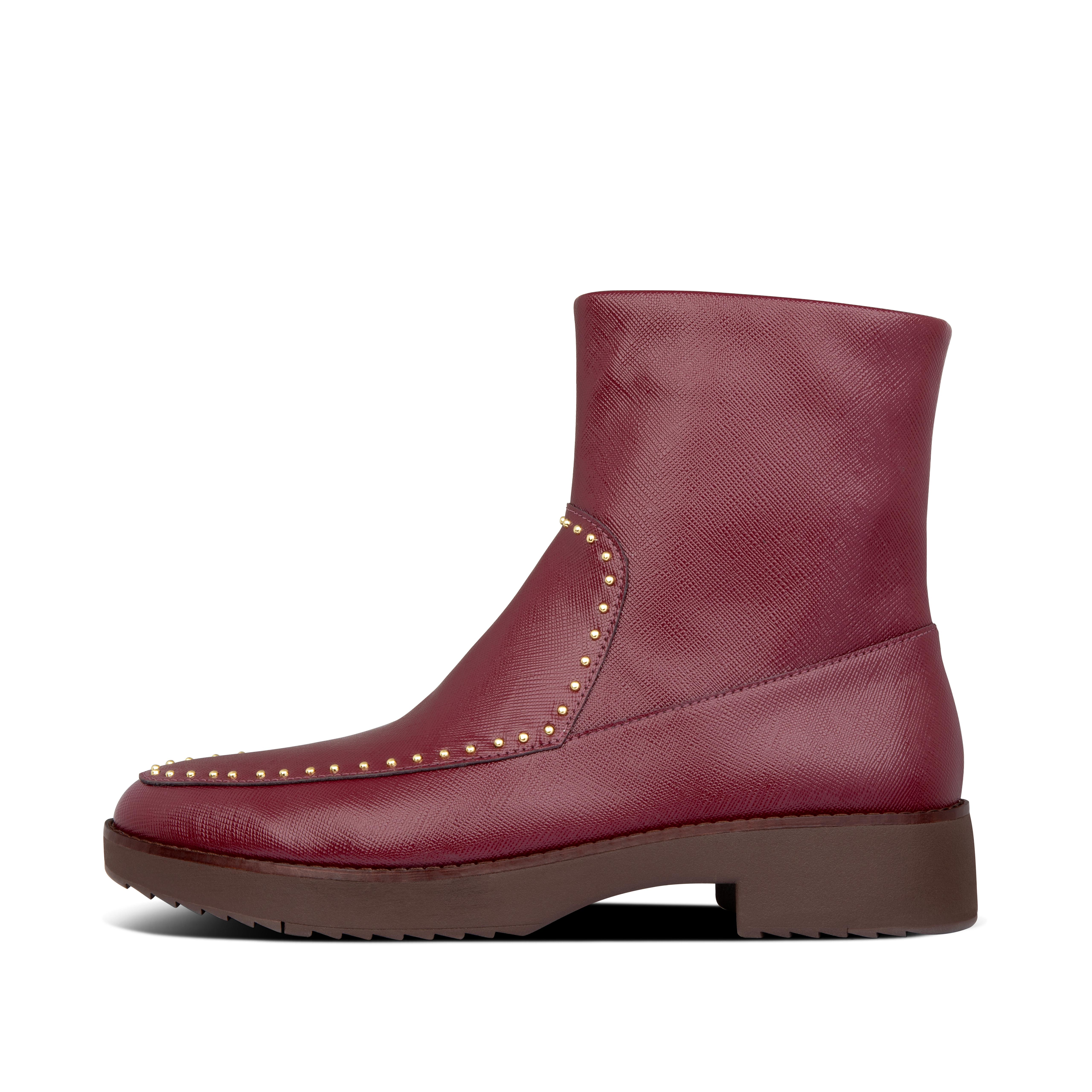 patent ankle boots