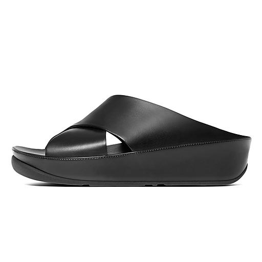 Fitflop kys best sale leather slide sandals