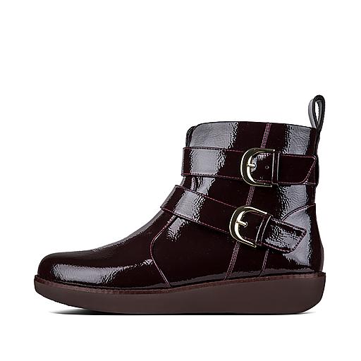 Fitflop laila clearance double buckle boots