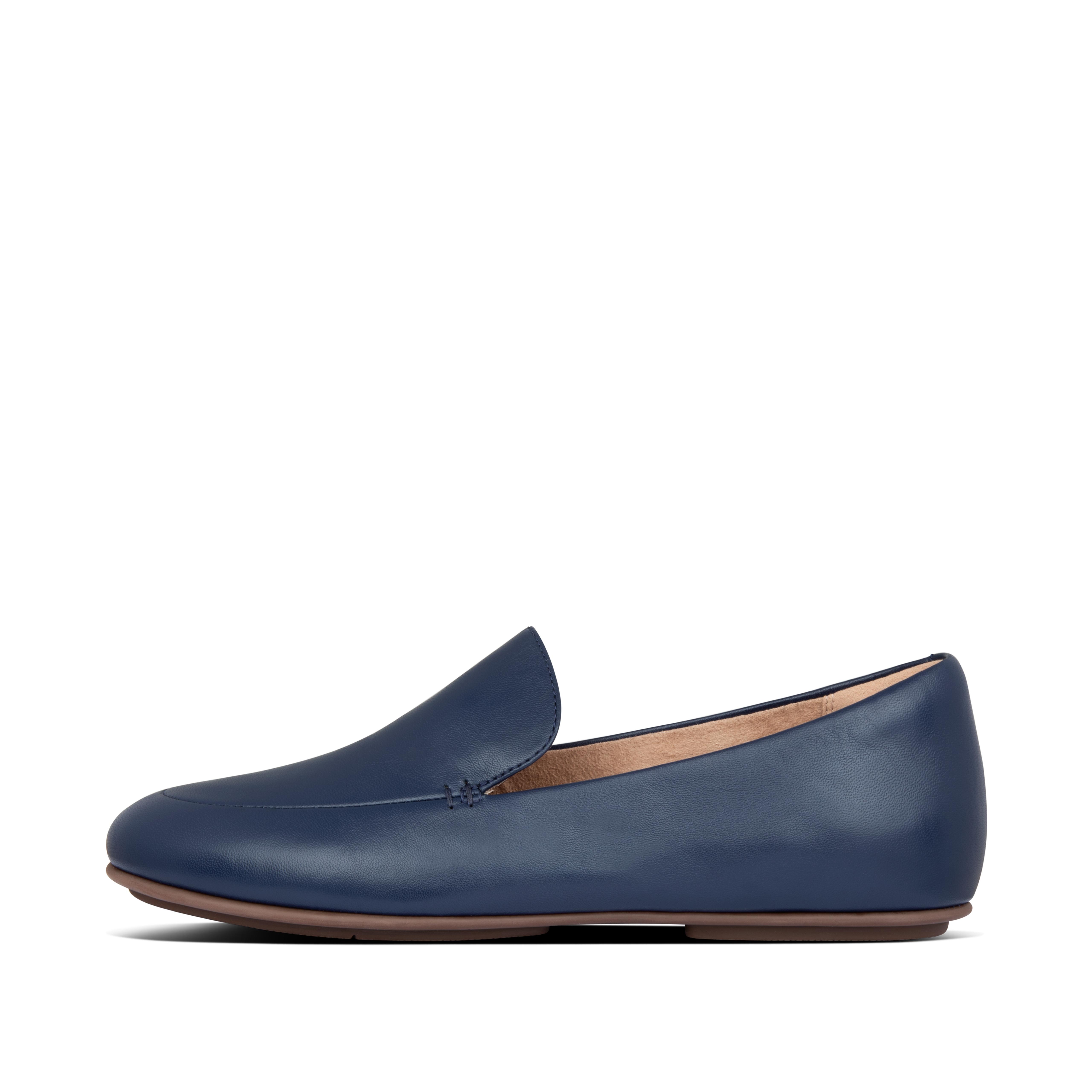 fitflop navy loafers