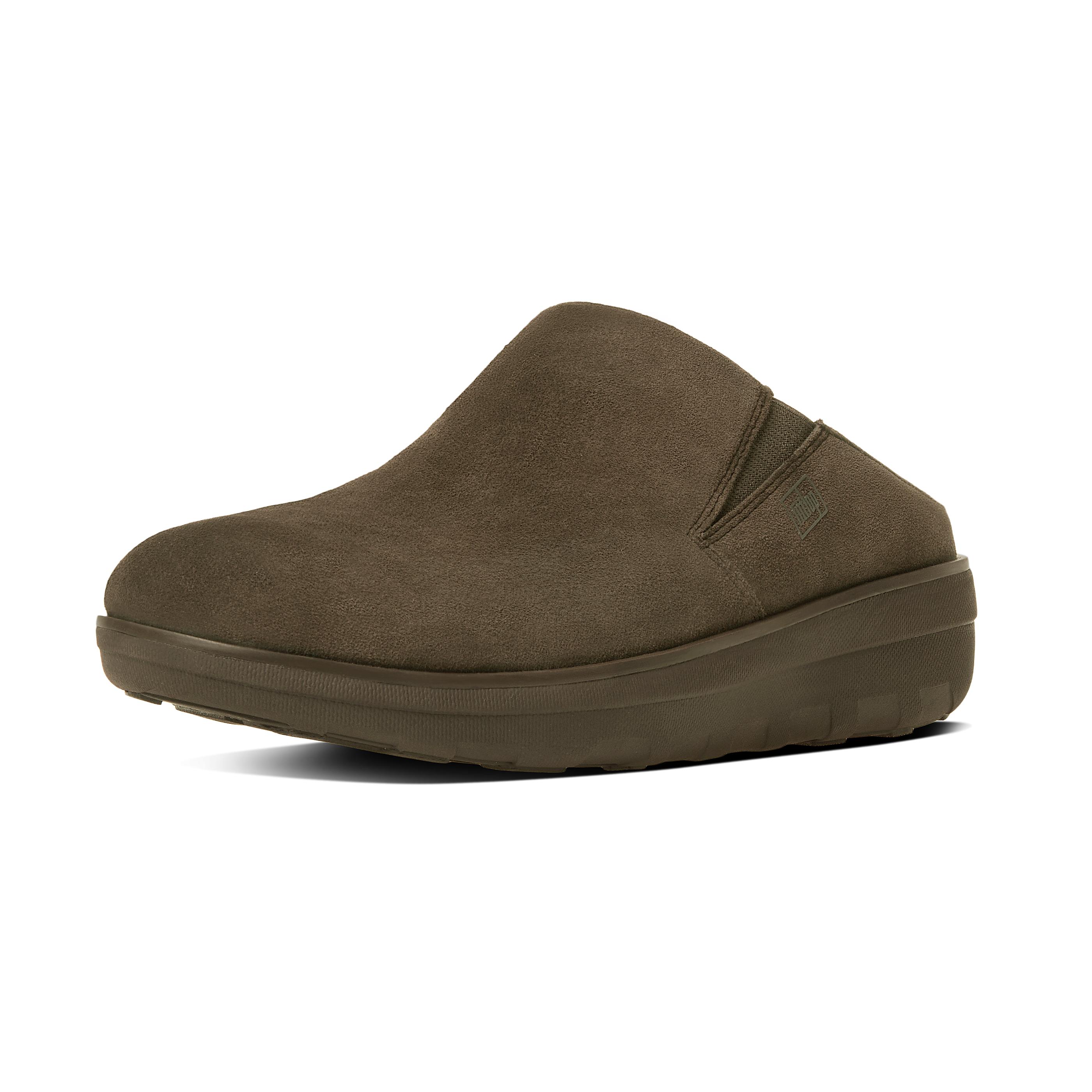 Fitflop suede hot sale clogs