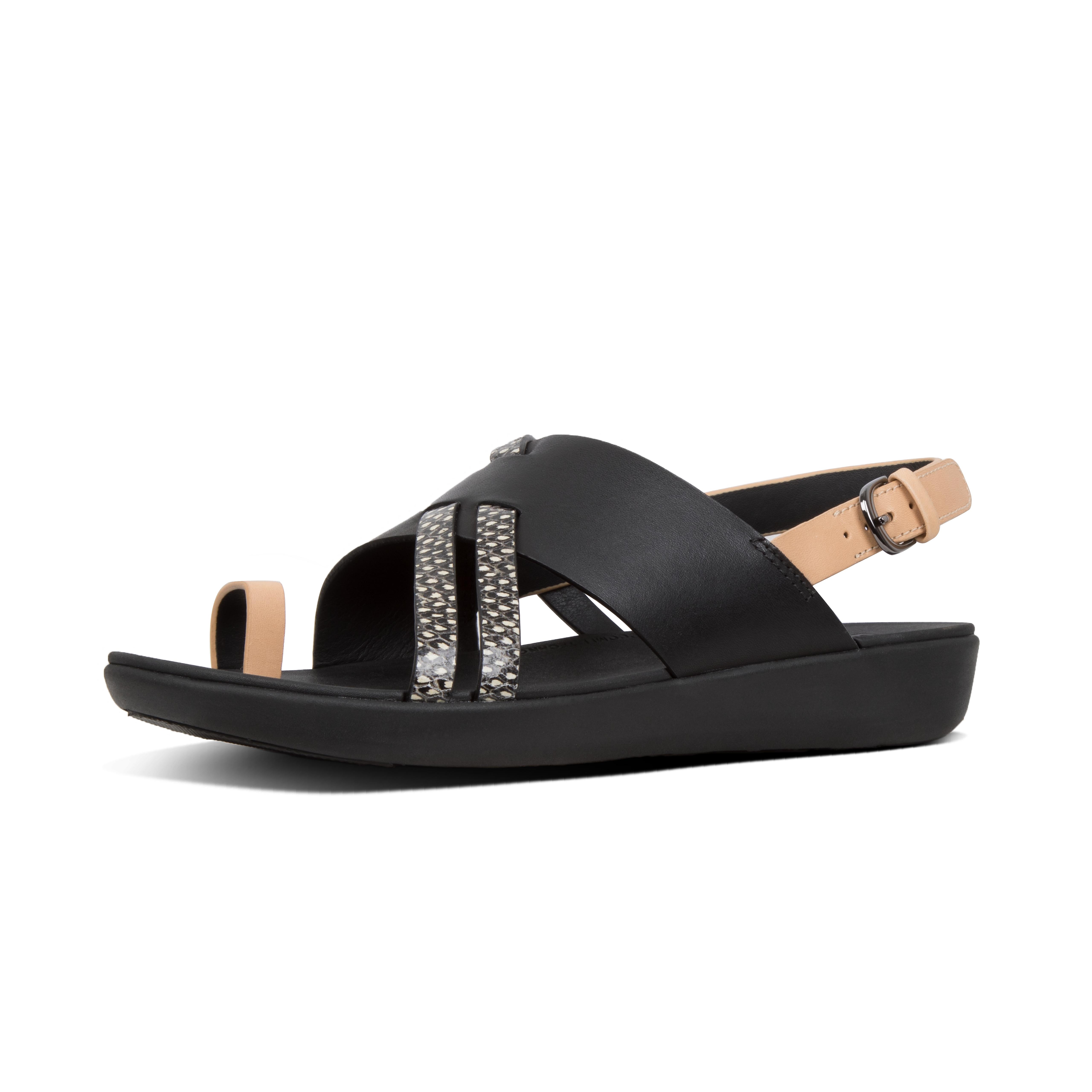 Women's LOOPY Leather Back-Strap-Sandals