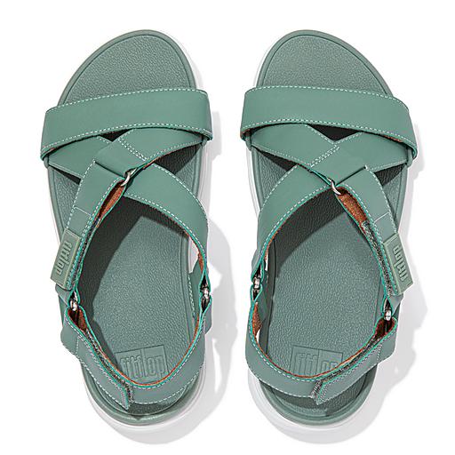 Women's Loosh Leather Cross Strap Sandals | FitFlop US