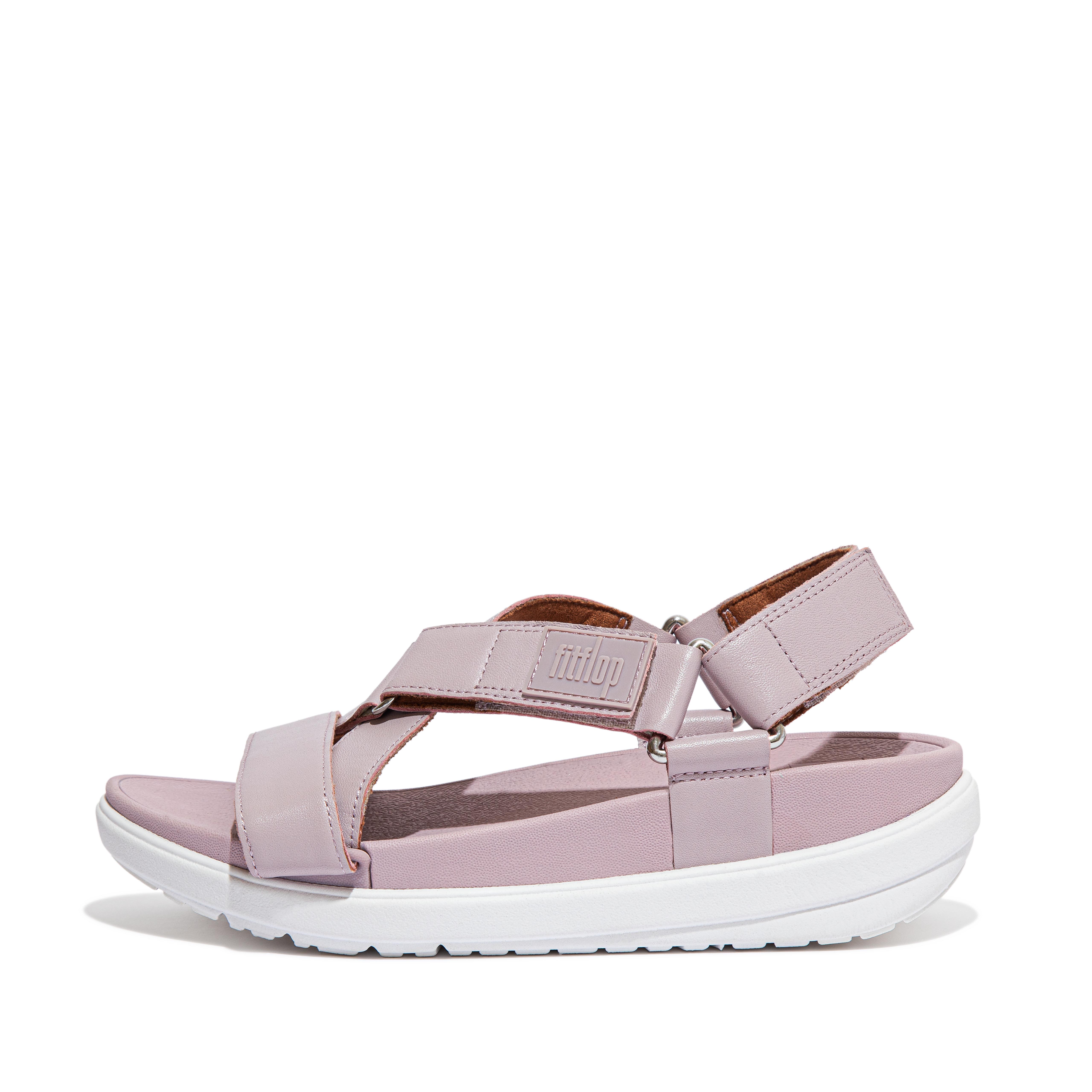 Women's Loosh Leather Cross Strap Sandals | FitFlop US