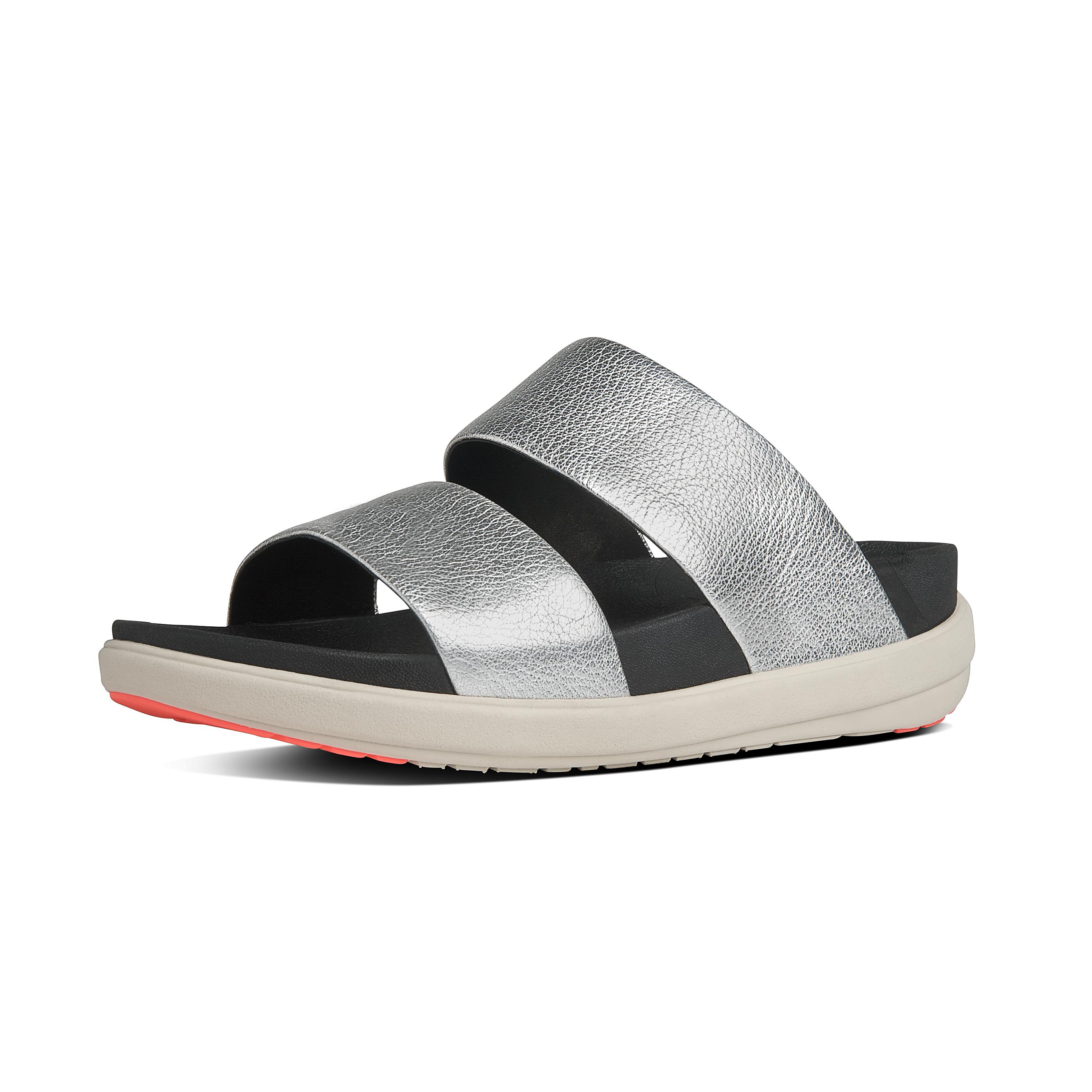 Women s LOOSH Leather Slides FitFlop US