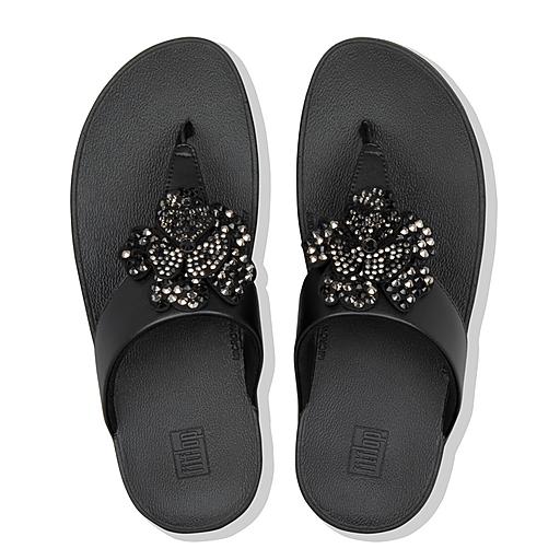 Women s Lottie Microfibre Toe Post Sandals FitFlop US