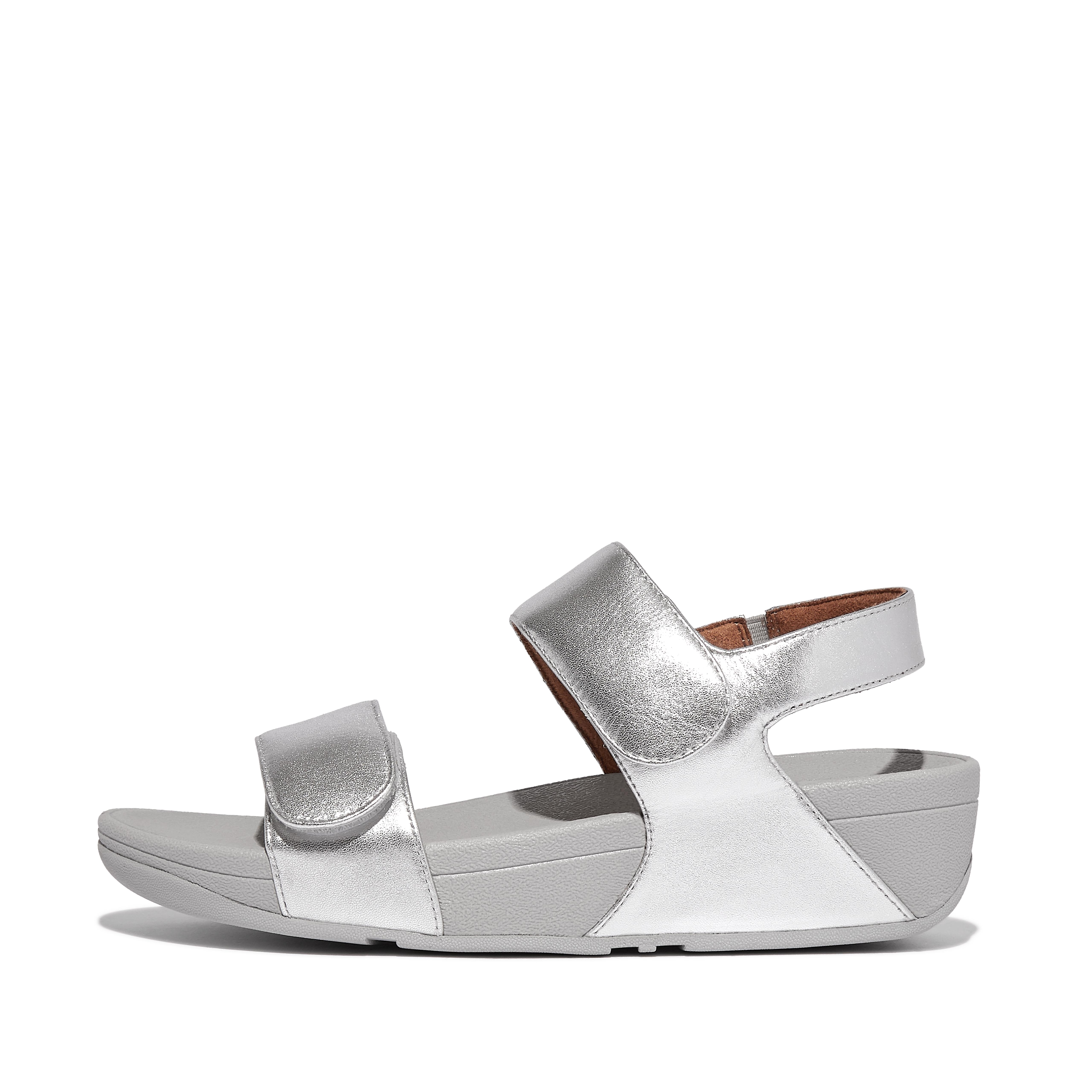 Women LULU Adjustable Leather Sandals, Full Price