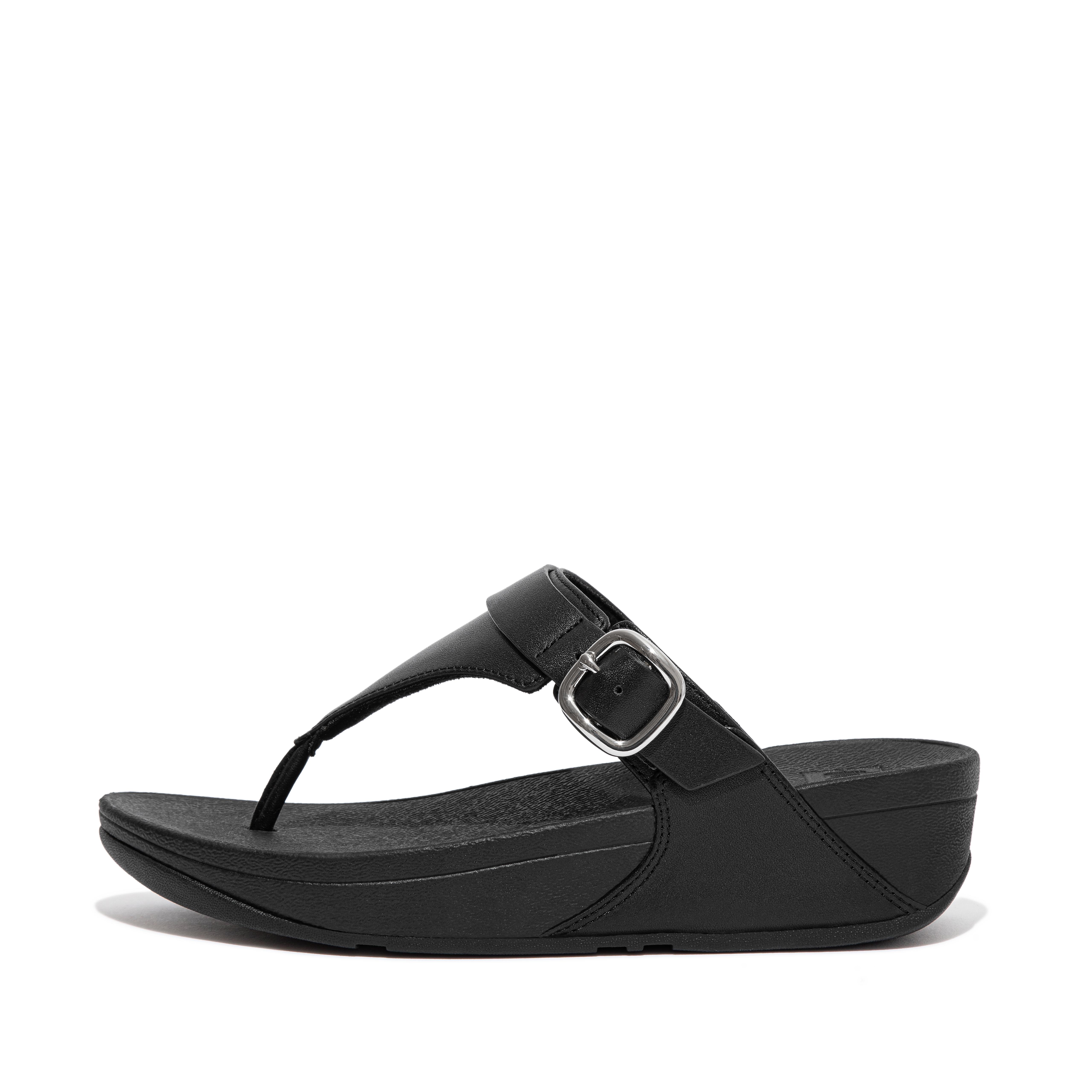 Fitflop Adjustable Leather Toe-Posts