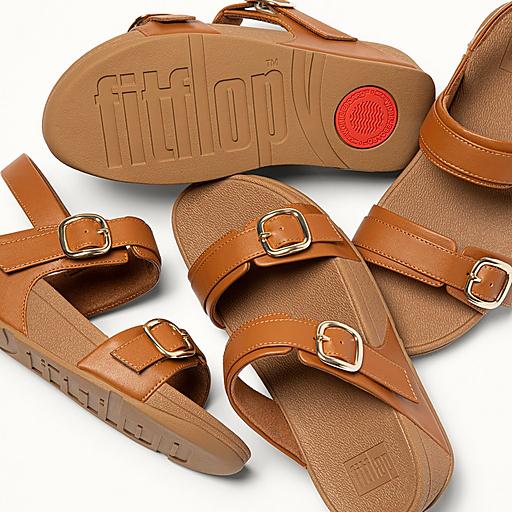 FitFlop Lulu Water-Resistant Padded Toe-Post Sandals - Cordonnerie