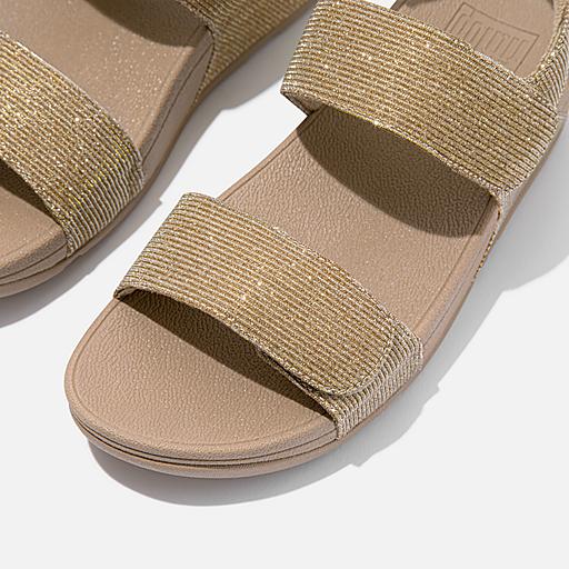 Women's Lulu Glitz-Mesh-Polyester Toe-Thongs | FitFlop EU