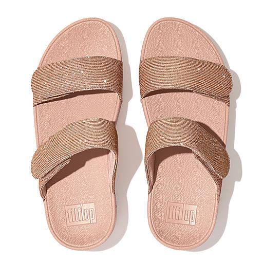 Fitflop shimmy suede deals rose gold