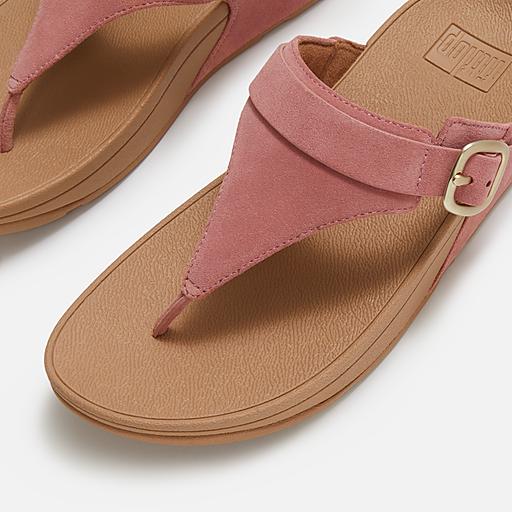Women's Lulu Buckle Suede Toe-Posts | FitFlop US