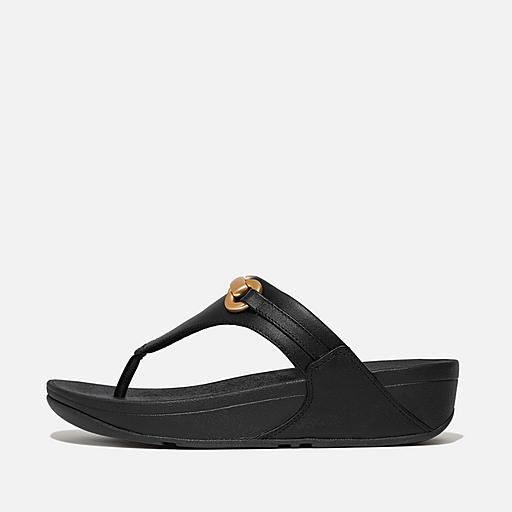 Women s Lulu Leather Toe Posts FitFlop US