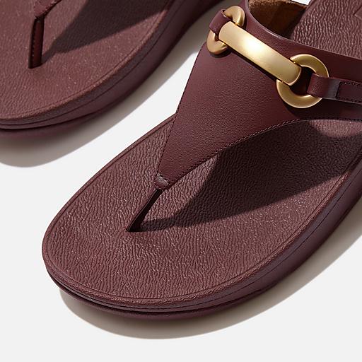 Fitflop lulu leather toe post sandal deals