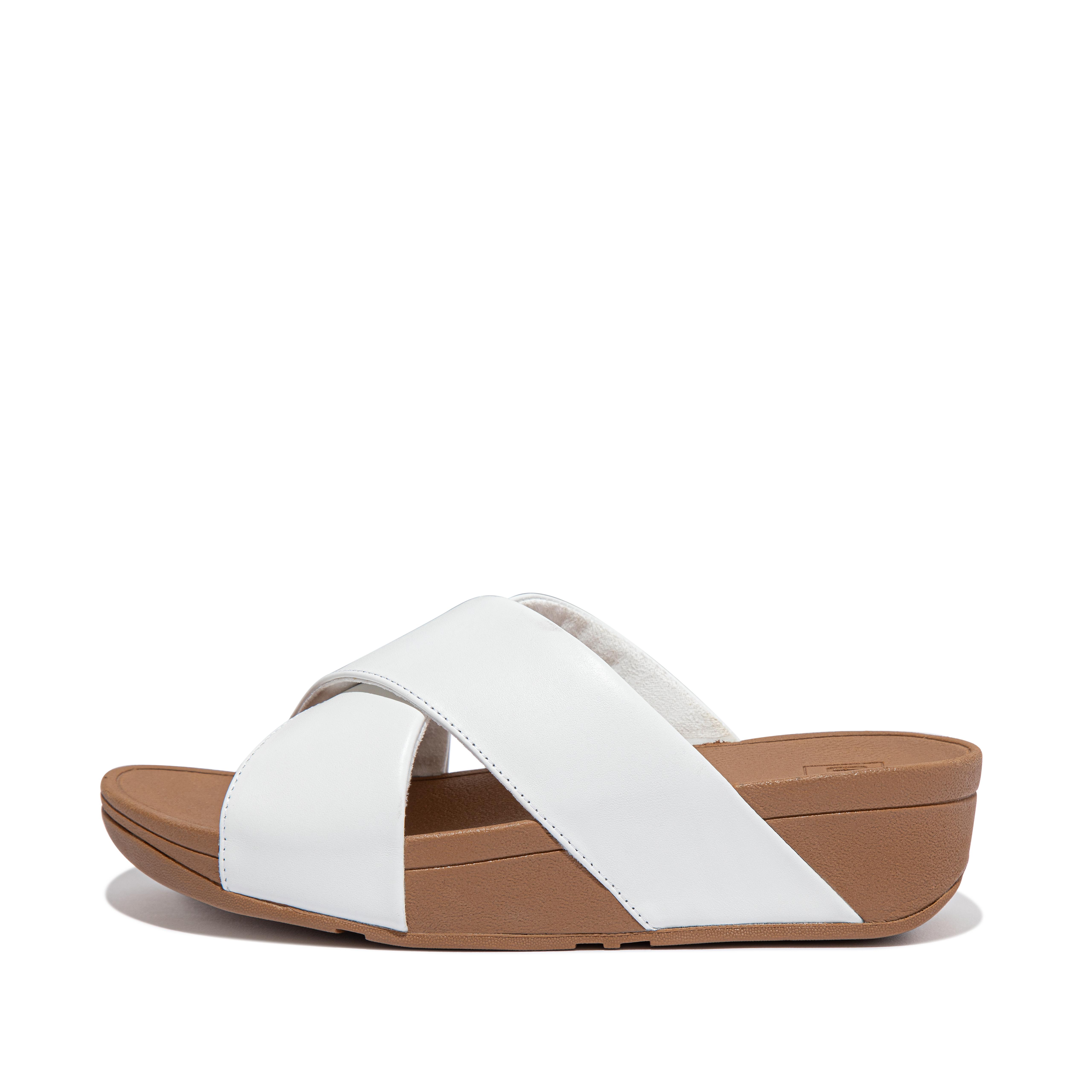 fitflops white leather