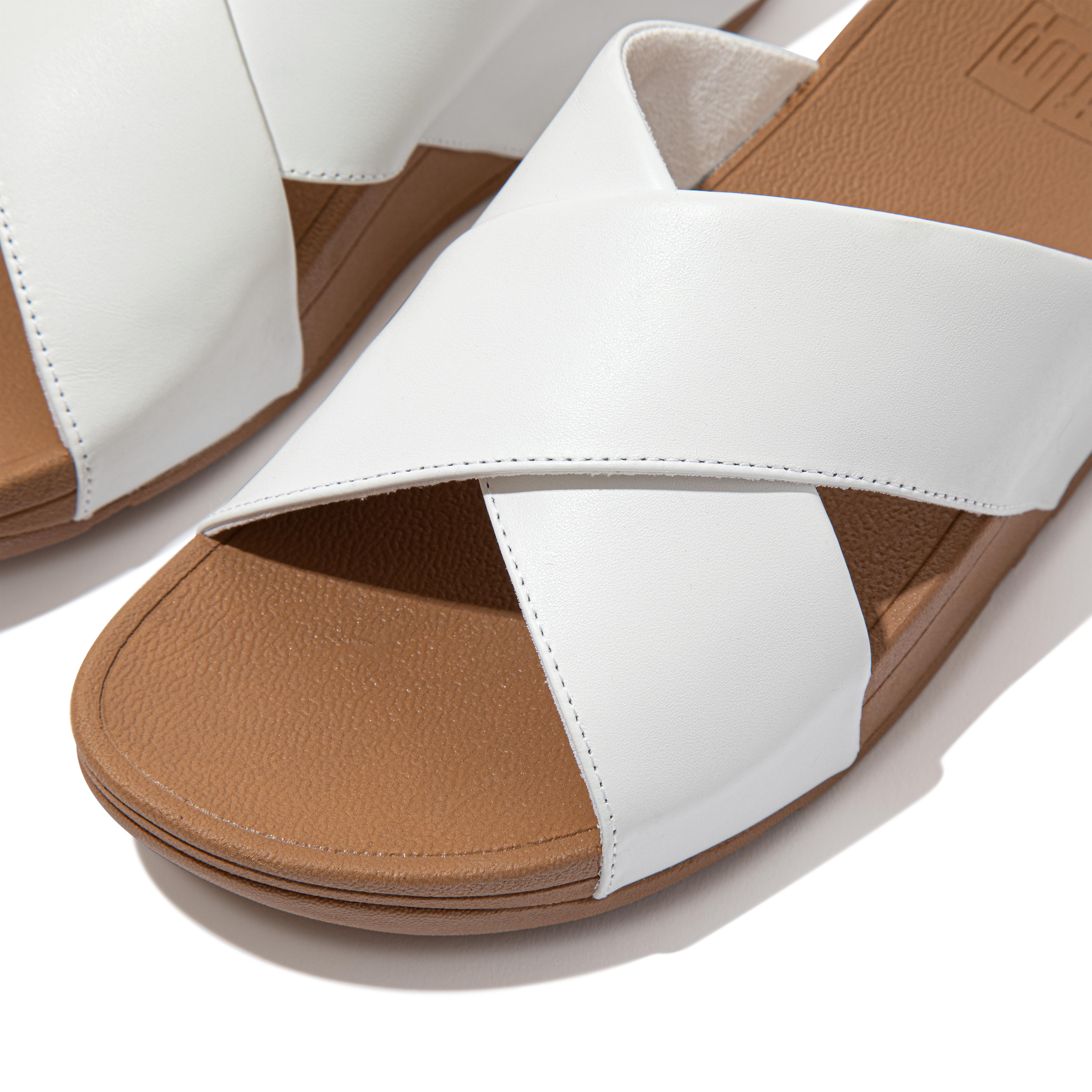 lulu cross slide sandal fitflop