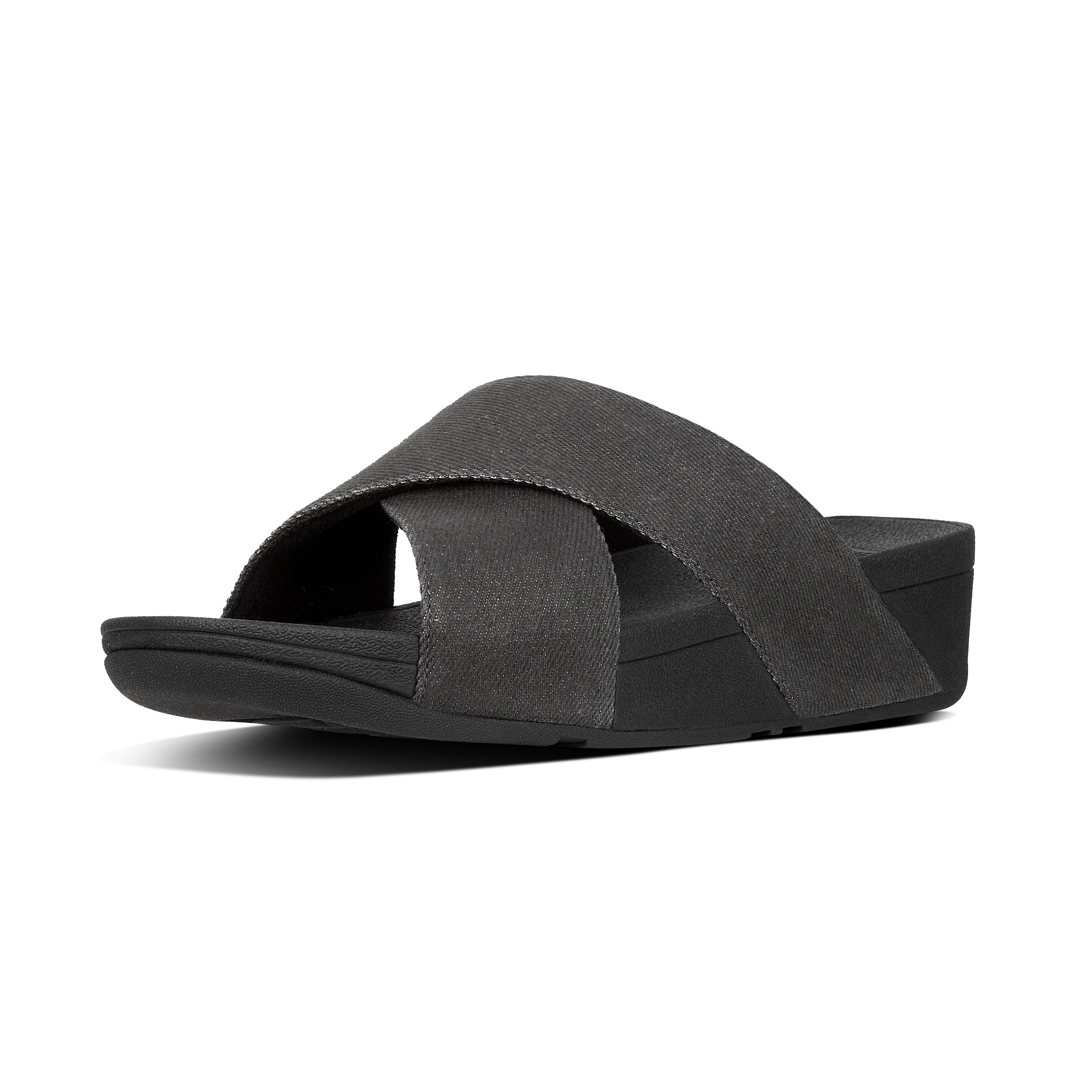 fitflop lulu shimmer black