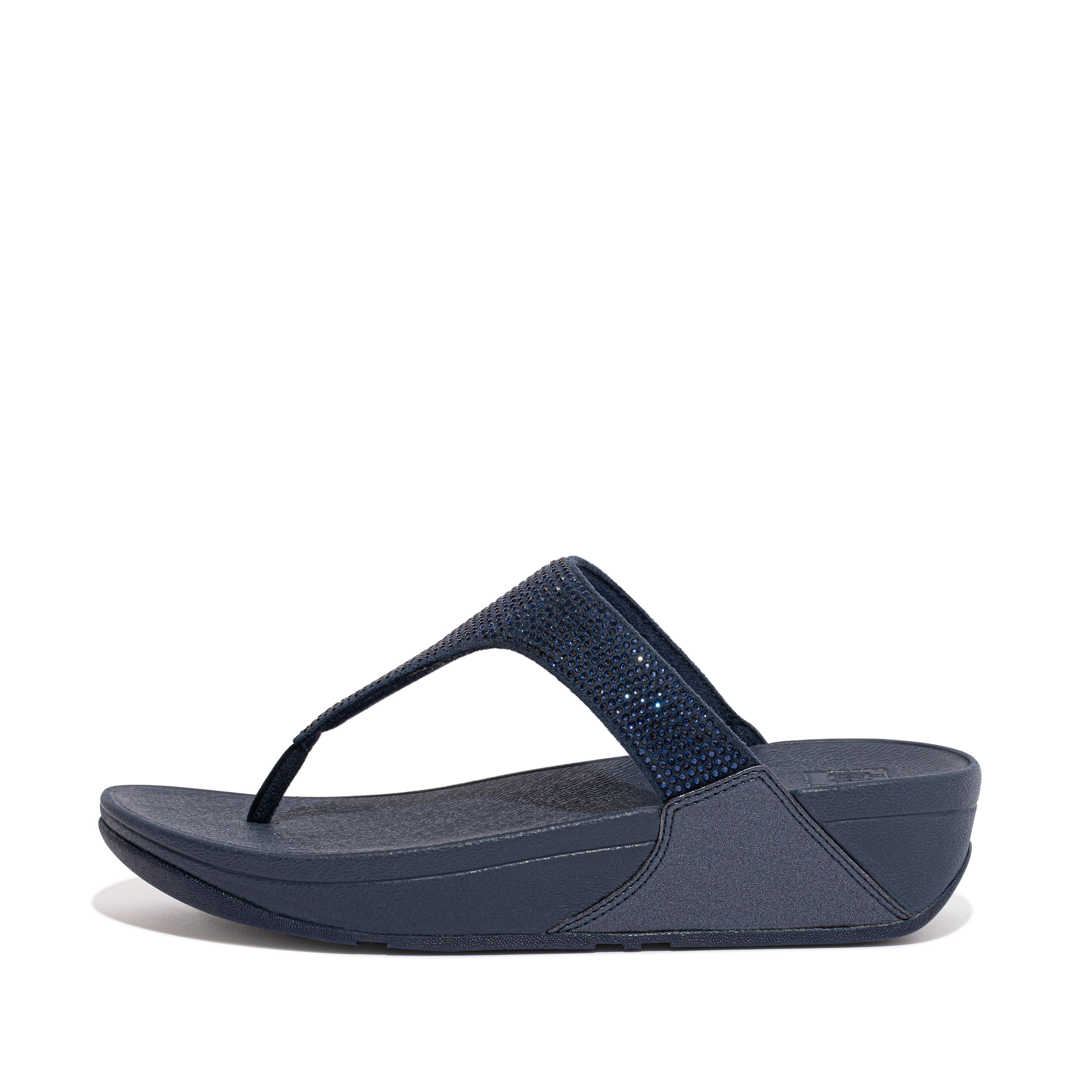 Fitflop Crystal Toe-Post Sandals