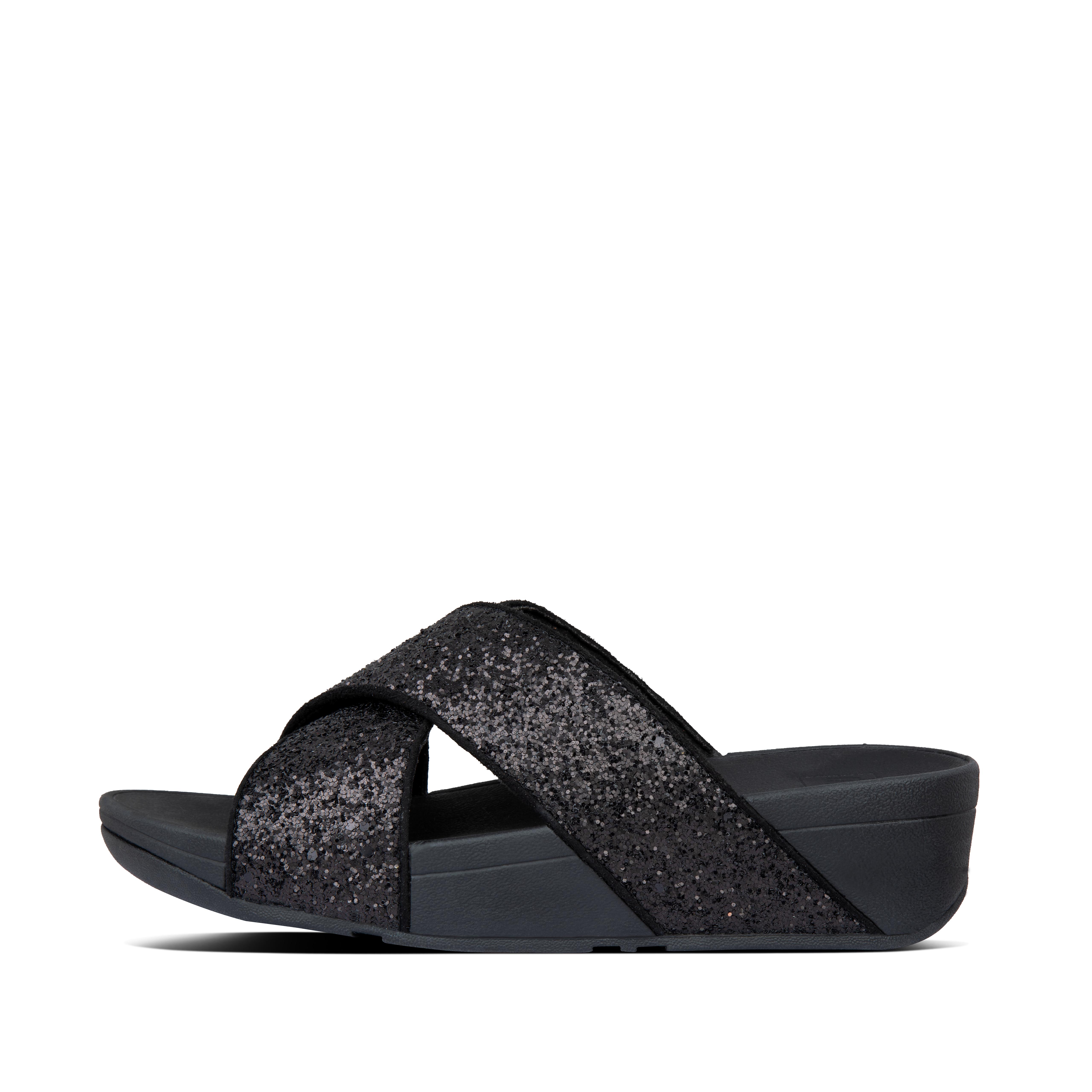 Women's Lulu Glitter Slides | Sparkly Slides | FitFlop US