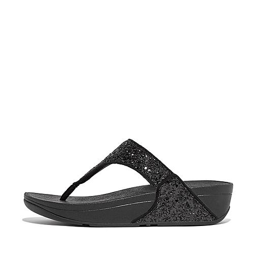 Women's Lulu Glitter Toe-Post Sandals | FitFlop US