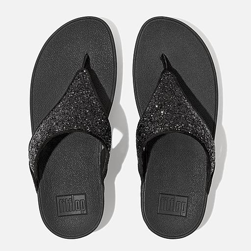 Women s Lulu Glitter Toe Post Sandals FitFlop US