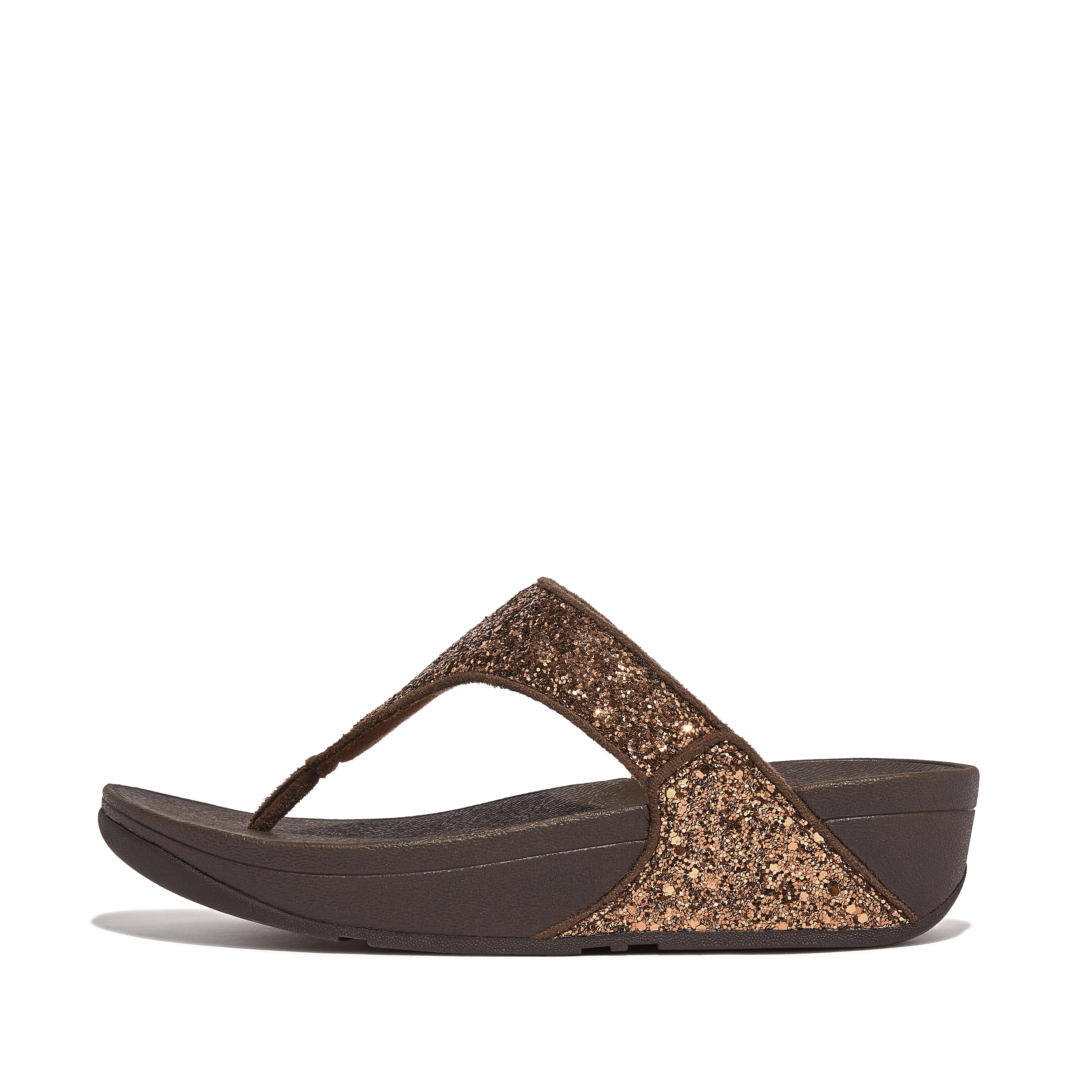 Women's Lulu Glitter ToePost Sandals FitFlop US