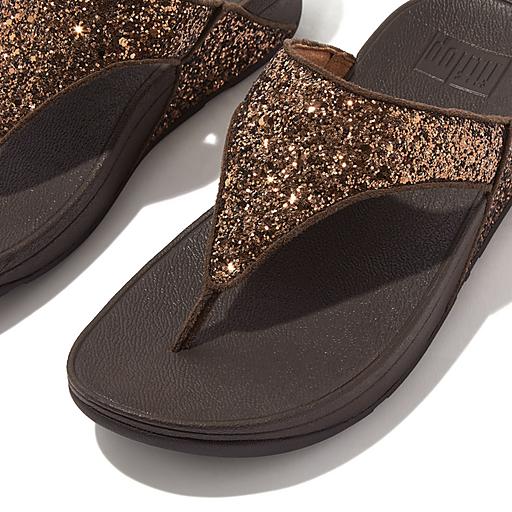 Women's Lulu Glitter Toe-Post Sandals | FitFlop US