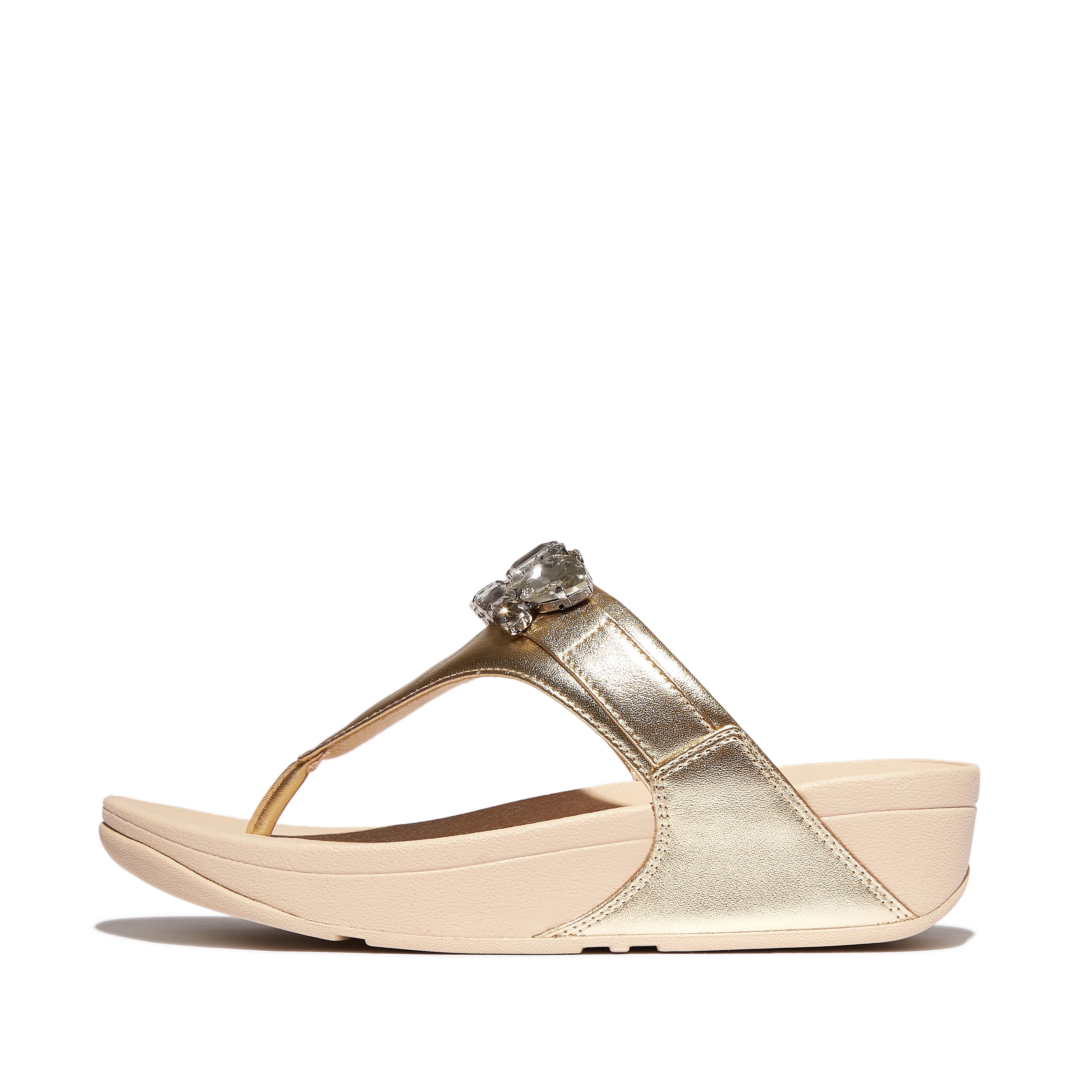 Women's Lulu Leather Toe-Posts | FitFlop US