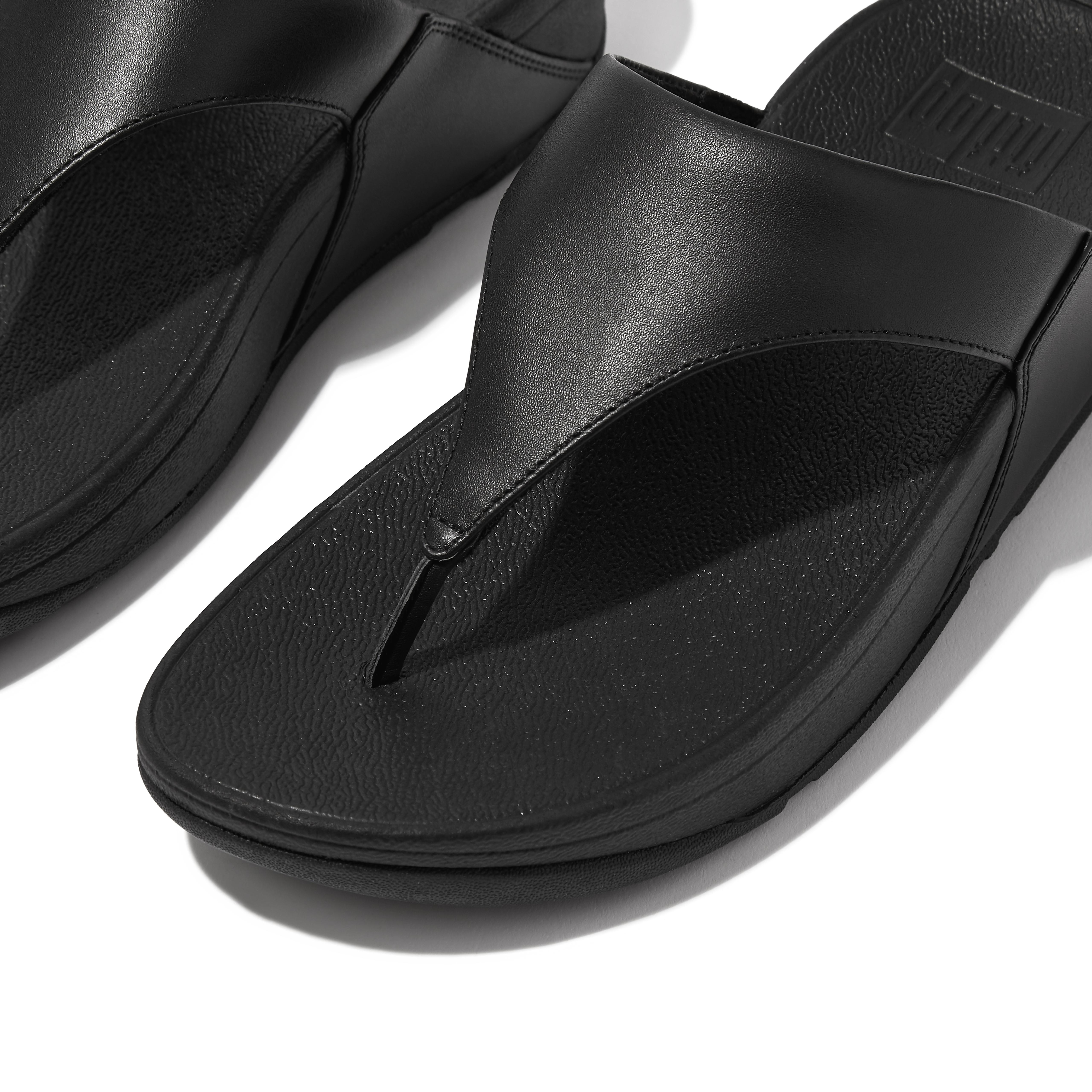 fitflop lulu leather toe post sandal