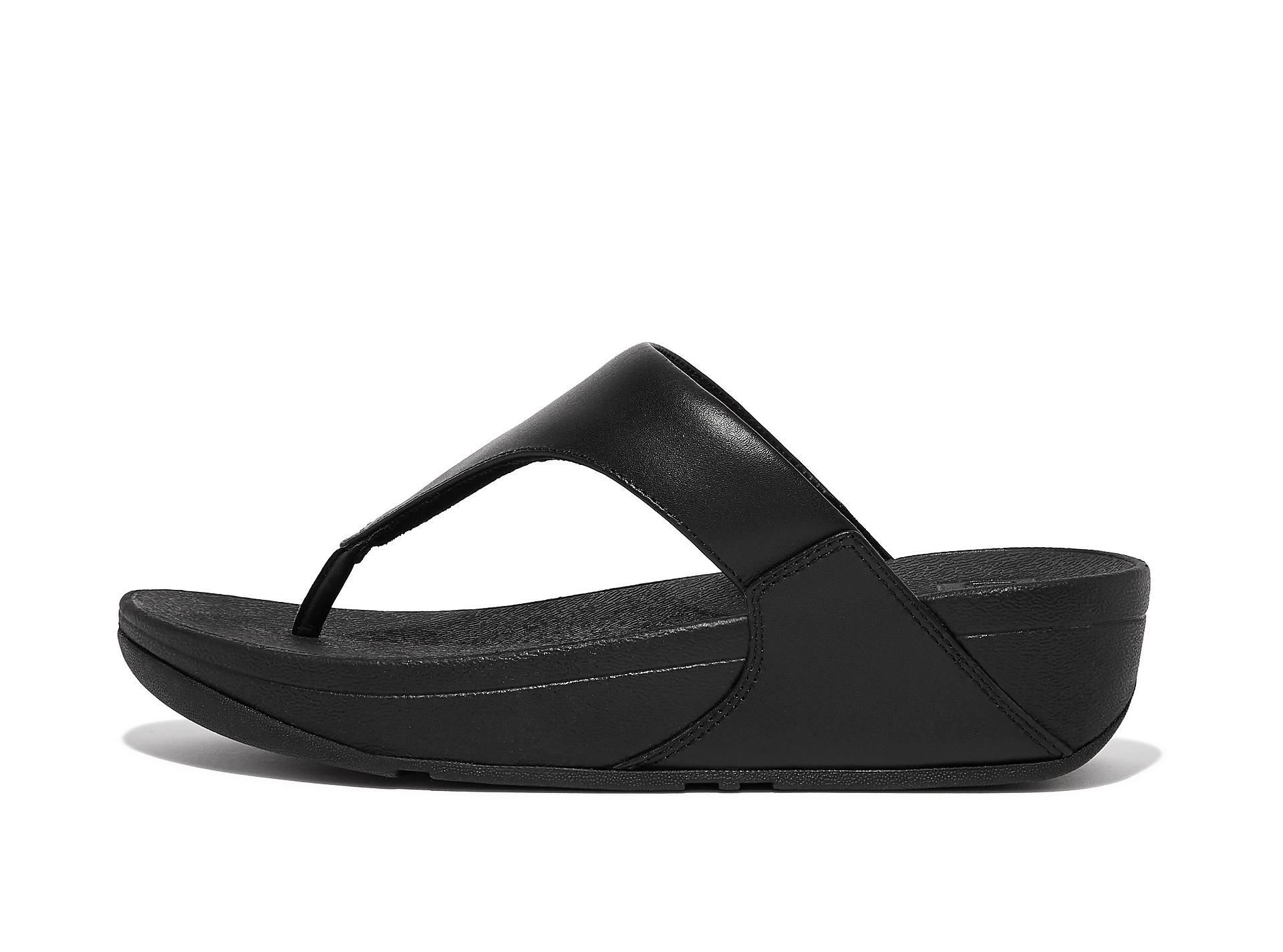 LULU Leather Toe-Post Sandals