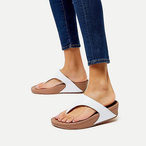 Women's Lulu Leather Toe-Post Sandals | FitFlop US