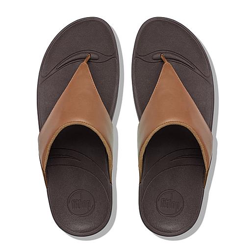 Fitflop Lulu Leather | Rose Gold | Womens Toe Post Sandals