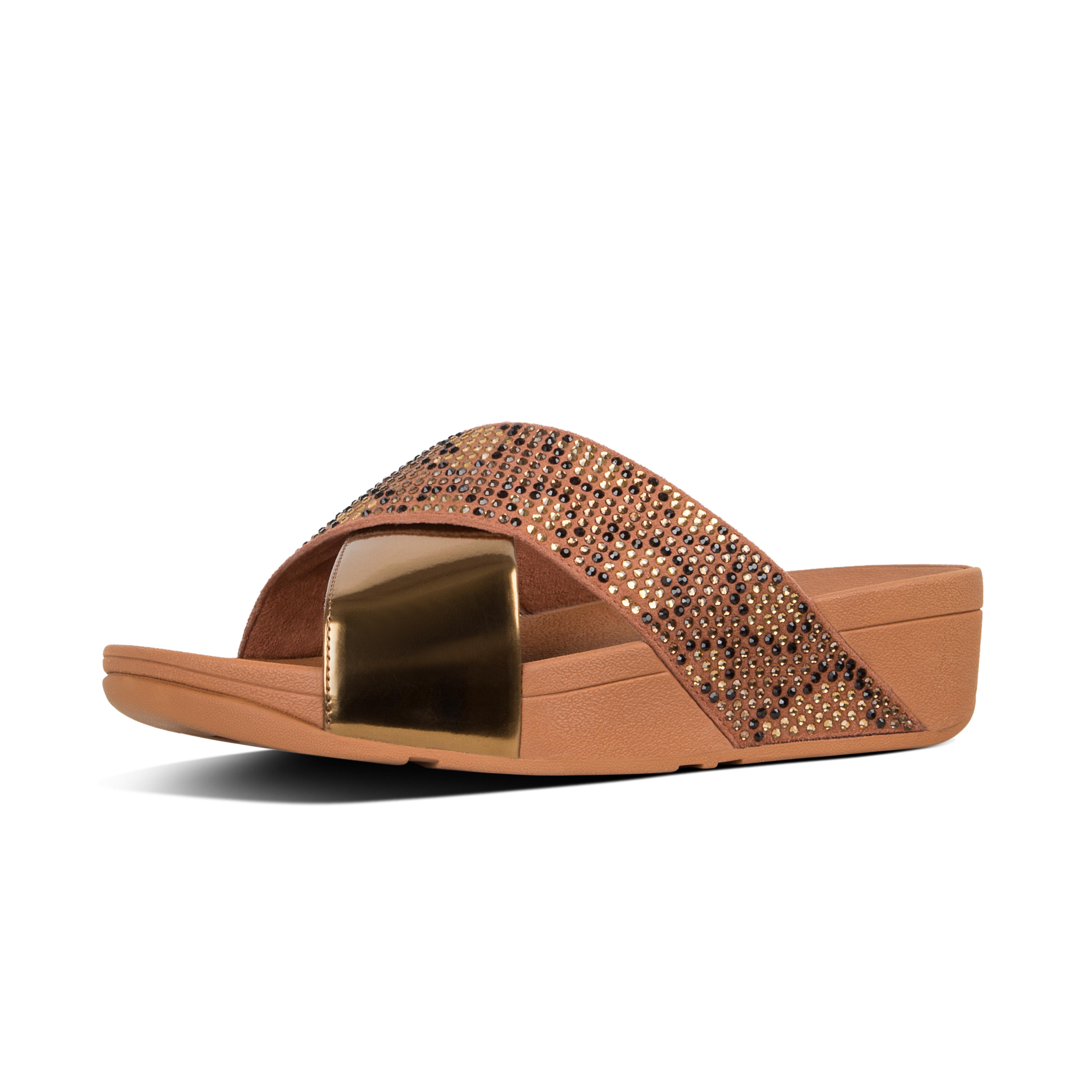 Women's LULU Textile Slides