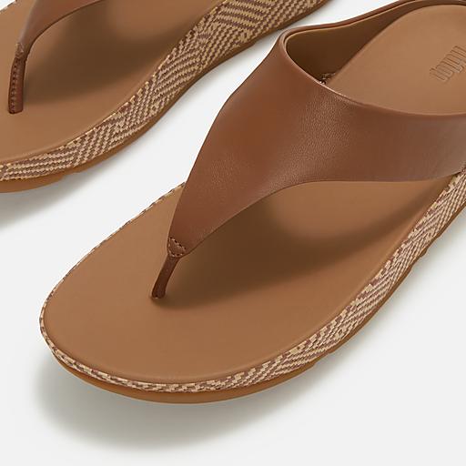 Women's Lulu Lux Leather Toe-Posts | FitFlop US