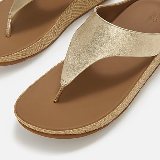 Women's Lulu Lux Leather Toe-Posts | FitFlop US