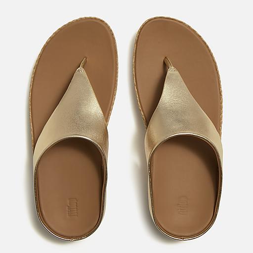 Women's Lulu Lux Leather Toe-Posts | FitFlop US