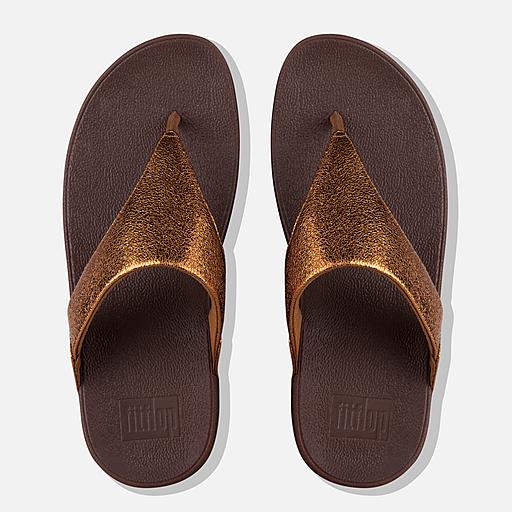 Women s LULU Faux Leather Toe Thongs FitFlop CA