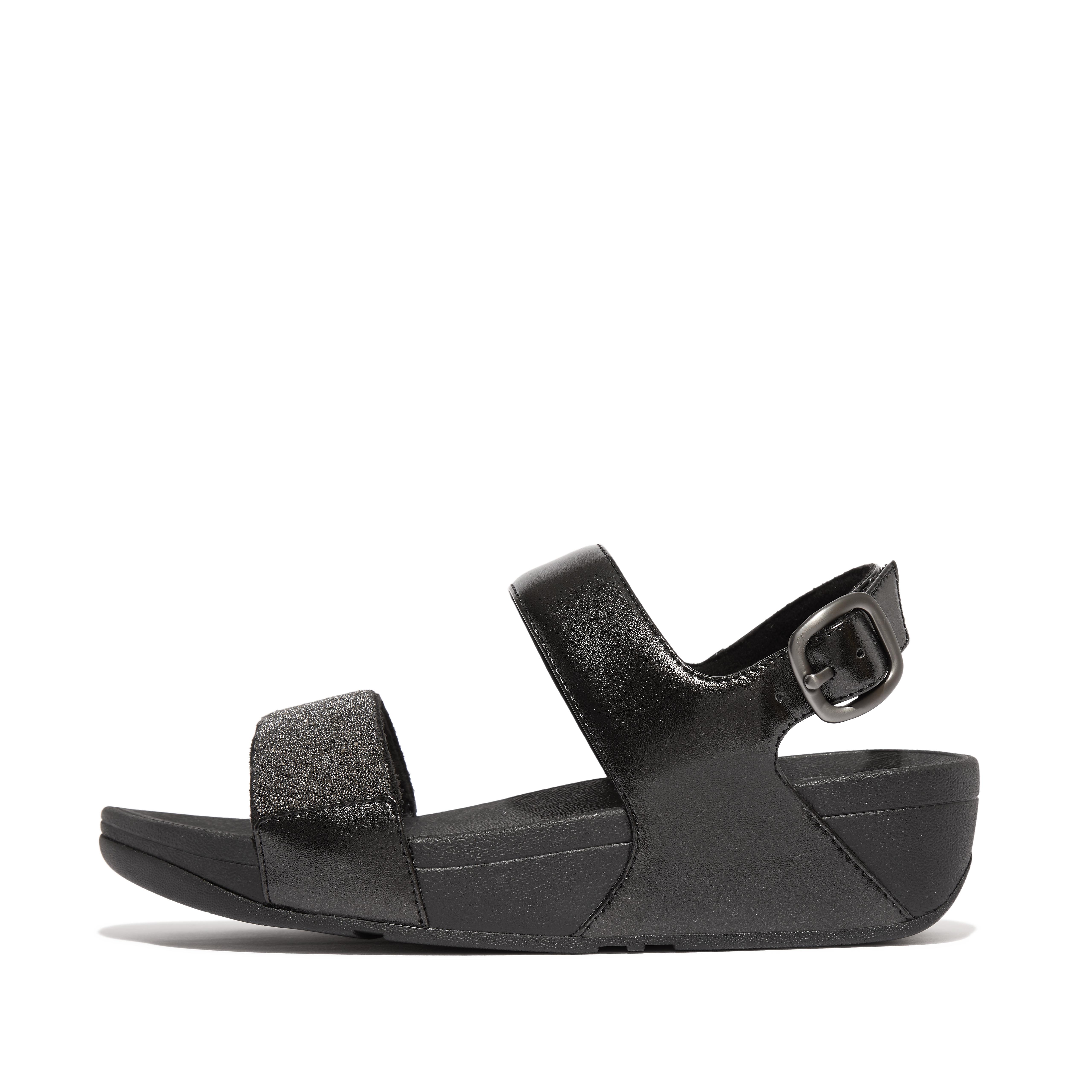 Women's Lulu Microfibre-Faux-Leather-(Pu) Back-Strap-Sandals | FitFlop UK