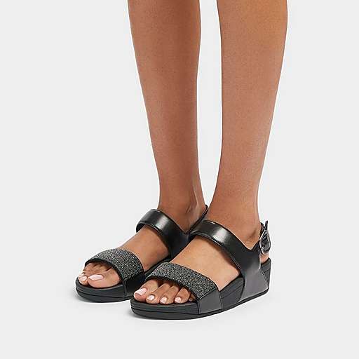 Women's Lulu Microfibre-Faux-Leather-(Pu) Back-Strap-Sandals | FitFlop US