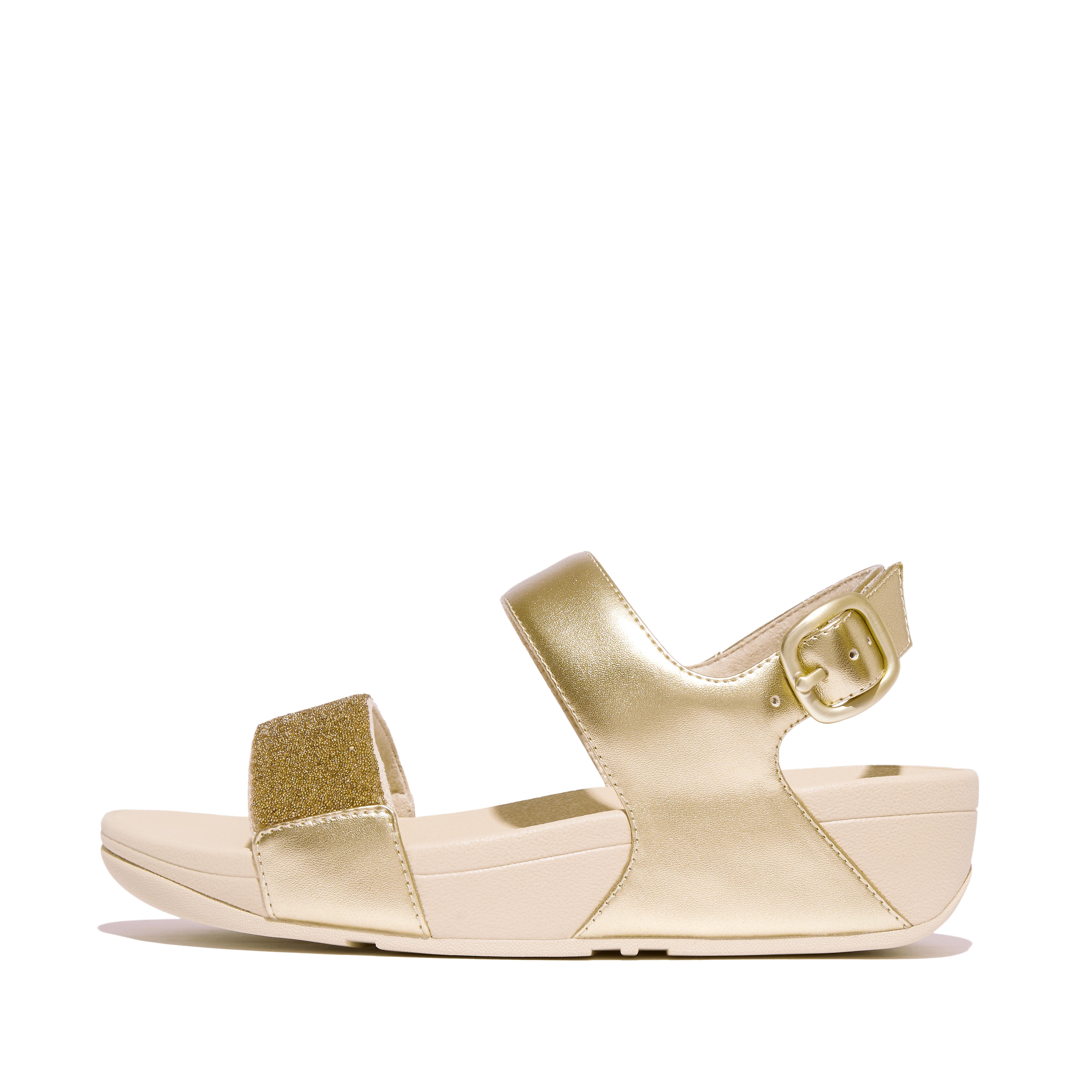 Fitflop Opul Back-Strap Sandals,Platino