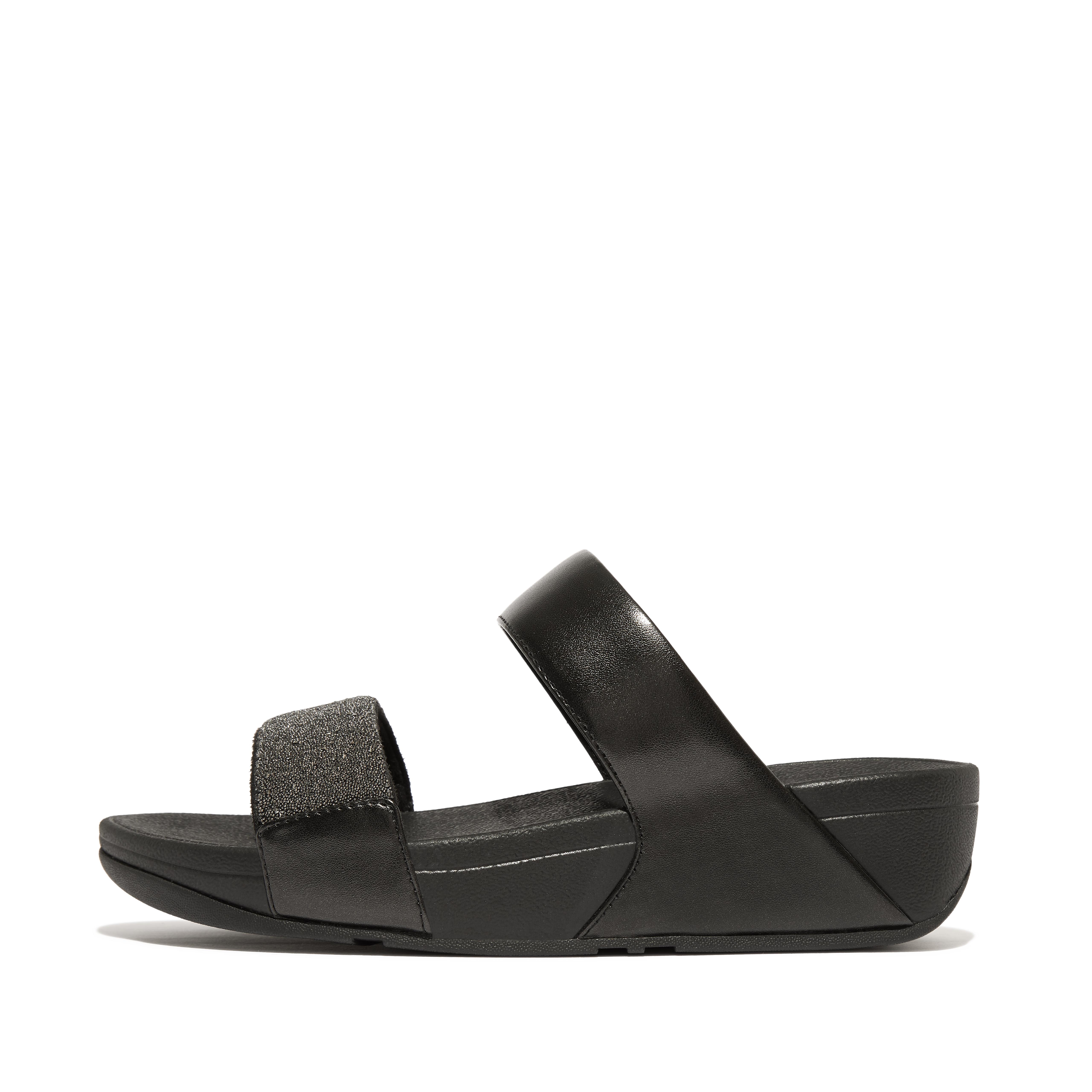 Women LULU Opul Slides Microfibre/Faux Leather (PU), Outlet